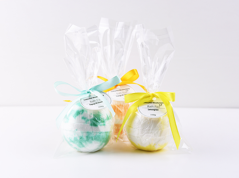 Colourful Bath Bomb OPP Bag